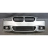 14-16 BMW F10 5-Series LCI Front M-Sport Bumper Trim Cover Glacier Silver OEM