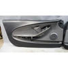 04-05 BMW E63 E64 6-Series Front Interior Door Panel Pair Grey Black Leather OEM