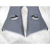 2011-2016 BMW F10 5-Series Sedan Upper B- Pillar Column Cover Pair Black OEM