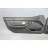 96-02 BMW Z3 Roadster Front Interior Door Panel Trim Skin Pair Black Leather OEM