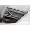 11-16 BMW F10 5-Series Rear Door Card Trim Panels Black Napa Leather OEM