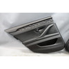 11-16 BMW F10 5-Series Rear Door Card Trim Panels Black Napa Leather OEM