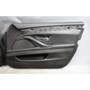 11-16 BMW F10 5-Series Front Door Card Trim Panels Black Napa Leather OEM