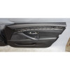 11-16 BMW F10 5-Series Front Door Card Trim Panels Black Napa Leather OEM