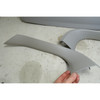 BMW E70 X5 Trunk Lid Interior Upper Window Trim Set Grey 2007-2013 OEM
