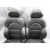 BMW E46 M3 Coupe Front Sport Seats Pair Black Napa Leather 2001-2006 OEM