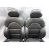 BMW E46 M3 Coupe Front Sport Seats Pair Black Napa Leather 2001-2006 OEM