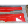 Damaged 2008-2013 BMW E93 M3 Convertible Factory Side Skirt Rocker Pair Red OEM