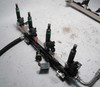 BMW N62 4.4L V8 Fuel Rail Tubes Lines and Injectors 2004-2005 OEM E60 E64 E65