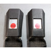 1969-1978 BMW E3 Sedan E12 5-Series Rear Seat Belt Pair Black OEM