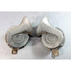 Damaged 1967-1988 BMW Vintage E3 E24 E30 High Low Horn Pair OEM *FOR PARTS*