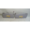 1998-2003 BMW E39 E38 5/7-Series Sun Visor Pair Grey Cloth Mirrors OEM