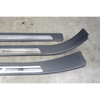 BMW E38 740iL 750iL Door Sill Cover Set Partial Black Chrome 1998-2001 OEM
