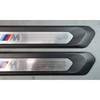 18-25 BMW G01 X3 G02 X4 Front Door Sill M Sport Trim Covers Pair OEM