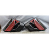 19-25 BMW G02 X4 Rear Interior Door Card Panels Tacora Red Leather Pair OEM