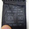 BMW E30 Sedan Left Front Driver Upper Seat Belt Black 1985-1991 OEM