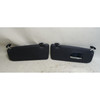 BMW E30 Factory Sun Visor Pair Anthracite Black Vinyl 1984-1993 OEM