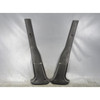 Damaged BMW E30 Sedan Interior B Pillar Trim Pair Black OEM 1985-1991