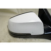 Damaged BMW F10 5-Series LCI Right Passenger Folding Side Mirror White 2014-2016