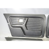 BMW E30 Sedan Interior Door Panel Trim Skin Set Black OEM 1985-1991