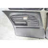 BMW E30 Sedan Interior Door Panel Trim Skin Set Black OEM 1985-1991
