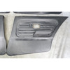 BMW E30 Sedan Interior Door Panel Trim Skin Set Black OEM 1985-1991