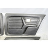 BMW E30 Sedan Interior Door Panel Trim Skin Set Black OEM 1985-1991