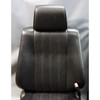 1986-1991 BMW E30 Sedan Basic Front Seat Pair Black Vinyl OEM