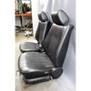 1986-1991 BMW E30 Sedan Basic Front Seat Pair Black Vinyl OEM