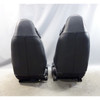 BMW Z3 Roadster Cabrio Factory Front Seat Pair Black Vinyl Cloth OEM