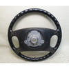 BMW E32 E34 5-Series Black Leather Steering Wheel Type OEM 1990-1994