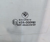 BMW E34 5-Series Left Front Factory Drivers Window Glass Panel 1989-1995 USED OE
