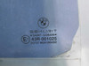 BMW E34 5-Series Sedan Right Rear Door Window Glass OEM 1989-1995
