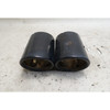 BMW F10 528i 535d M Sport Black Chrome Exhaust Tip Pair OEM 2011-2016