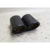 BMW F10 528i 535d M Sport Black Chrome Exhaust Tip Pair OEM 2011-2016