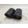 BMW F10 528i 535d M Sport Black Chrome Exhaust Tip Pair OEM 2011-2016