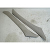 BMW E34 535i M5 Front Windshield A-Pillar Trim Covers Parchment Pair 1991-1993