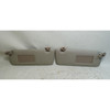 1991-1995 BMW E34 Factory Sun Visor Pair Parchment Beige Vinyl OEM