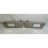 1991-1995 BMW E34 Factory Sun Visor Pair Parchment Beige Vinyl OEM
