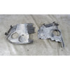 BMW E34 525i 535i M20 M30 Headlight Rear Cover Pair OEM 1989-1993