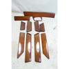 BMW E34 Sedan Interior High Gloss Bubinga Wood Trim Set Doors Dash OEM 1991-1995