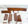 BMW E34 Sedan Interior High Gloss Bubinga Wood Trim Set Doors Dash OEM 1991-1995