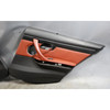 08-11 BMW E90 M3 Sedan Rear Interior Door Card Panel Trim Fox Red Leather OEM