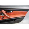2008 BMW E90 M3 Sedan Front Interior Door Panel Pair Fox Red Leather OEM
