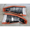 2008 BMW E90 M3 Sedan Rear Seat Side Bolster Pair Fox Red Leather OEM