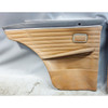 Damaged 67-74 BMW 2002 Coupe Rear Interior Lateral Trim Panel Black Brown Vinyl