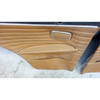 Damaged 67-74 BMW 2002 Coupe Rear Interior Lateral Trim Panel Black Brown Vinyl