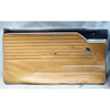 Damaged 67-76 BMW 114 1602 2002 Coupe Front Interior Door Panels Black Brown OEM