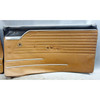 Damaged 67-76 BMW 114 1602 2002 Coupe Front Interior Door Panels Black Brown OEM