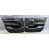 11-14 BMW F25 X3 Interior Front Door Card Panel Pair Black Leather OEM